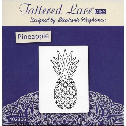 Tattered Lace. Pineapple Die. Die Cutting Cardmaking Scrapbooking Crafts