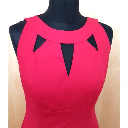NEXT New Red Cotton Sleeveless Dress Size 12 UK