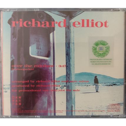 RICHARD ELLIS OVER THE RAINBOW PROMOTIONAL MUSIC SINGLE CD