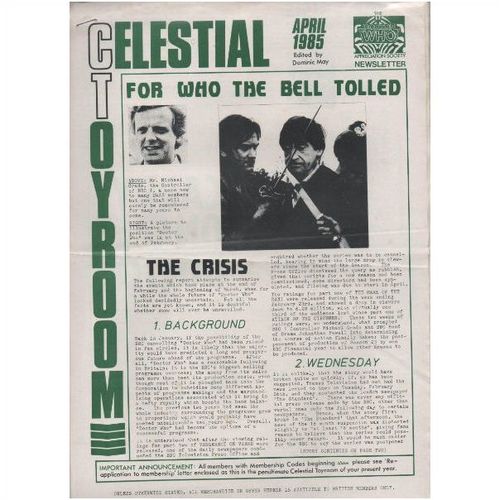 MAGAZINE - DOCTOR WHO: CELESTIAL TOYROOM APRIL 1985