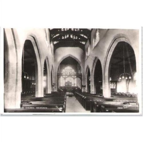 Horsea, E Yorkshire - Parish Church Walter Scott real photo postcard c.1950s