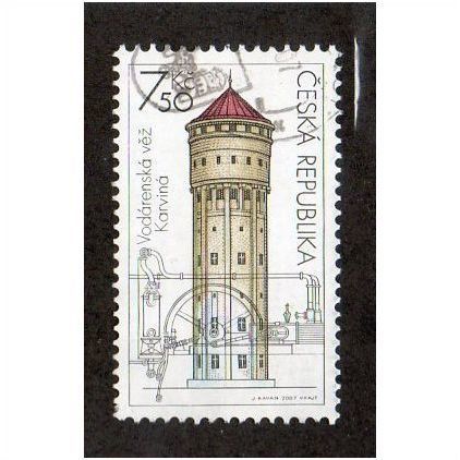 CZR 2007 7.50kc 'WATER TOWERS' FINE USED (EBID30-788)