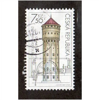 CZR 2007 7.50kc 'WATER TOWERS' FINE USED (EBID30-789)