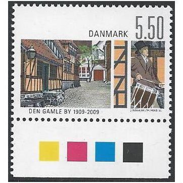 Mi 1517: 5.50 Kr. multicoloured The Old Town Museum, Arhus: Town Crier.