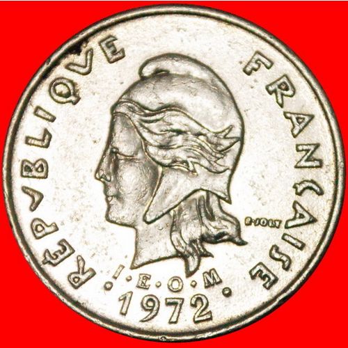 Ⰶ FRANCE (1972-2005): NEW CALEDONIA★ 10 FRANCS 1972 SHIP★LOW START ★ NO RESERVE!
