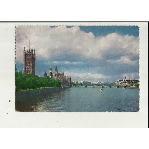 LONDON Houses of Parliament Postcard by Fry (G.4)