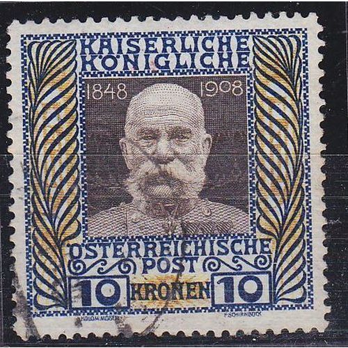 ÖSTERREICH AUSTRIA [1908] MiNr 0156 z ( O/used ) [01]