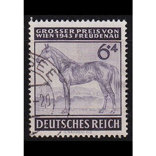 GERMANY REICH [1943] MiNr 0857 ( O/used ) Pferde