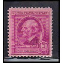 861 3c Ralph Emerson Fine MNH KA2325