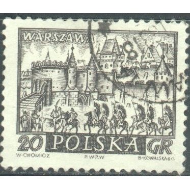 Poland 1960 - 20g violet black - Warsaw - used