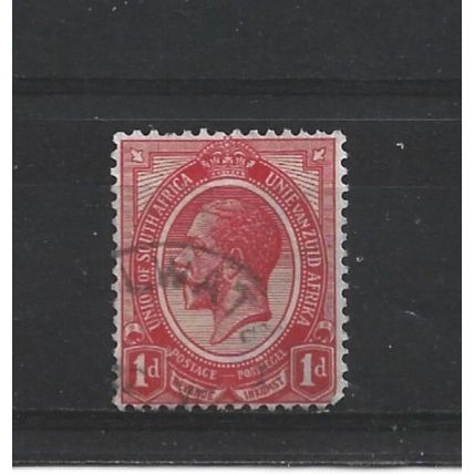 SouthAfrica.SG4b 1d Scarlet (shades).Fine Used.Aug25g