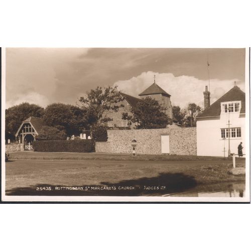 Vintage Judges postcard - Rottingdean St. Margaret's Church, Brighton, Sussex