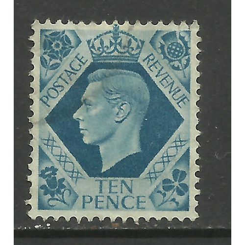 GB 1939 KGV1 10d Turquoise Blue SG 474 ( C42 )