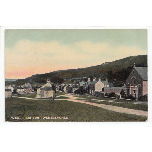 West Burton Wensleydale Postcard North Yorkshire