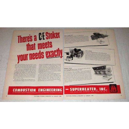 1950 Combustion Engineering Ad - Skelly Stoker Unit