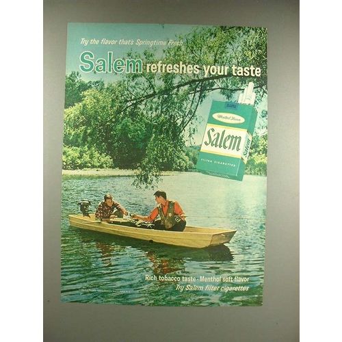 1967 Salem Cigarette Ad - Salem Refreshes Your Taste