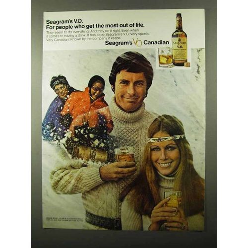 1971 Seagram's V.O. Canadian Whisky Ad - Out of Life
