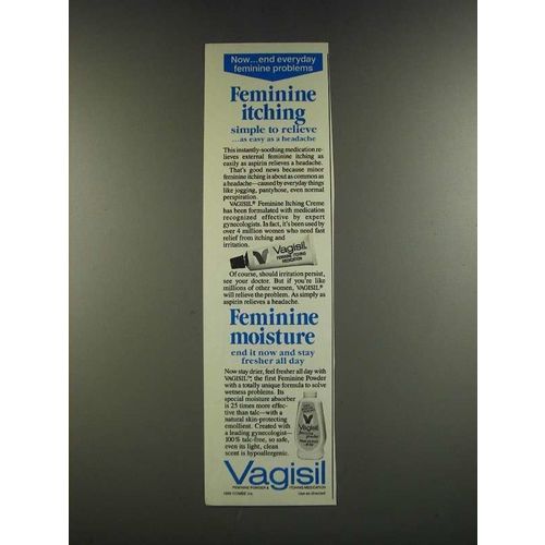 1986 Vagisil Feminine Itching Crme and Feminine Powder Ad