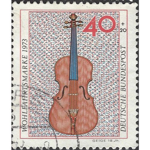 GERMANY, MUSIC, Violin, brown 1973, 40pf