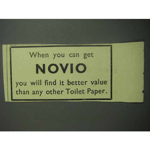 1948 Novio Toilet paper Ad - When you can get novio you will find it better