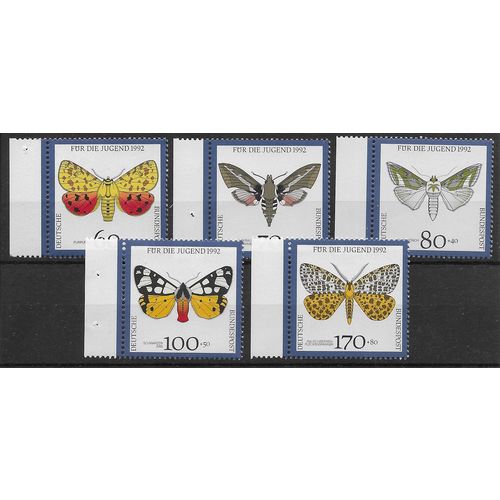 GER 1992 U/M (SET) 'BUTTERFLIES'( 5v)(EBID65-661)