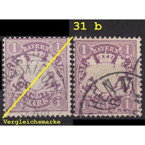 GERMANY Bayern Bavaria [1874] MiNr 0031 b ( O/used ) [01]