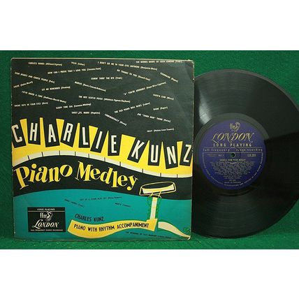 Charlie Kunz, Piano - Piano Medleys - LPB 261 - 10” LP - VG