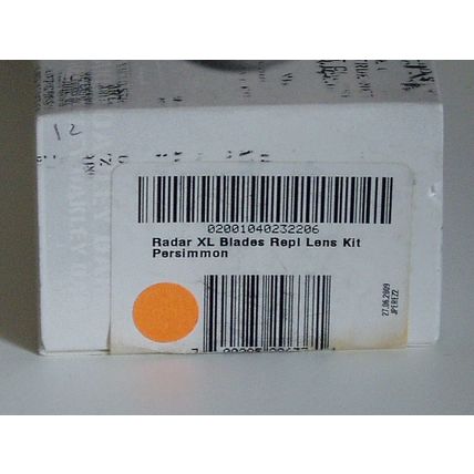 Oakley Radar XL Blade Persimmon sunglasses lens, ex-shop stock.