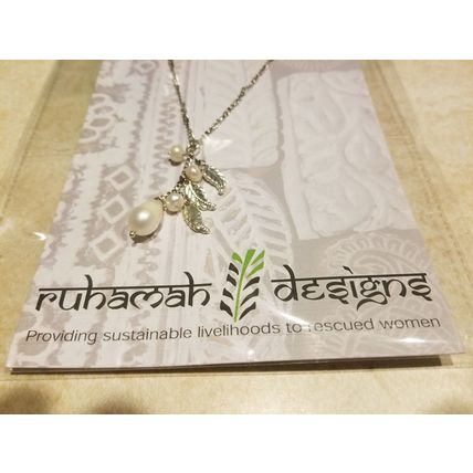 Regal Pearl Necklace Hand Made By Survivors In India Benefits Freedom Firm