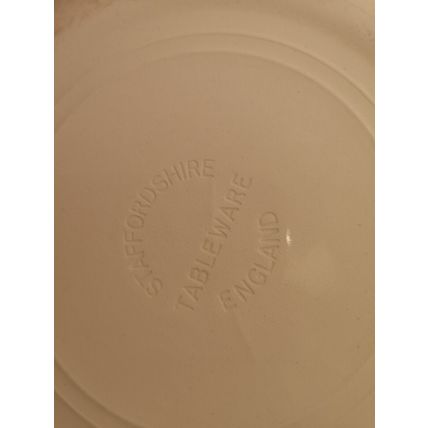 Staffordshire Tableware Pair dinner Plates