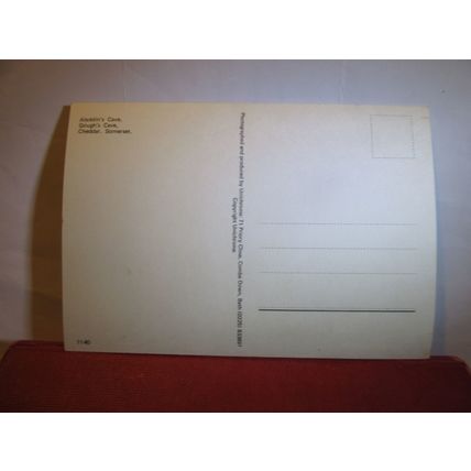 ALADDIN'S CAVE, GOUGH'S CAVE, CHEDDAR, SOMERSET unused postcard by Unichrome =