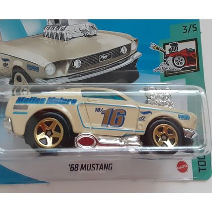 2021 Hot Wheels '68 Ford Mustang RARE Short Card HW Tooned