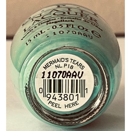 Mermaid's Tears OPI Nail Polish .5 fl oz NLP18 Pirates of the Caribbean #200