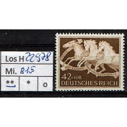 Los H22978: Deutsches Reich Mi. 815 **
