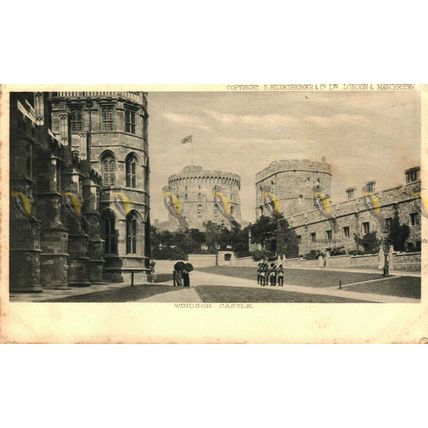 Windsor Castle, Rare Hildesheimer Postcard 1905