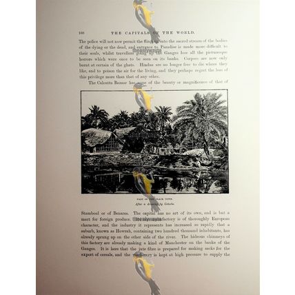 Part Of Black Town, Calcutta (Kolkata), Gotorbe, Book Illustration, 1892