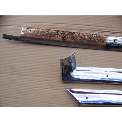 1965 66 PLYMOUTH SPORT FURY CONVERTIBLE INSIDE WINDSHIELD TRIM OEM