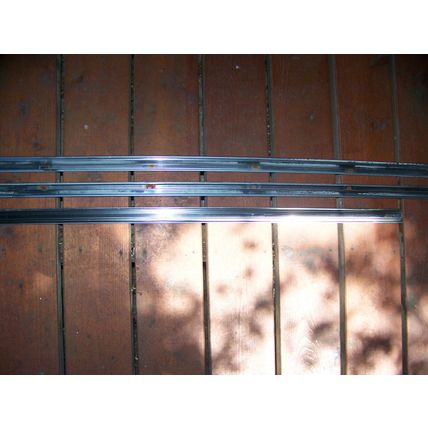 1966 CHRYSLER 300 BODY TRIM QUARTER PANEL / FENDER TOP - 3 PCS OEM