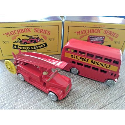 Matchbox - Recreations 5 Bus & 9 Fire Tender