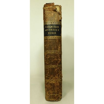 Antique Victorian Leather Book Theology Bible Anthology Choice Works Religion