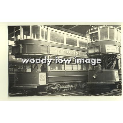 tm5139 - London Transport Trams 608 & 635 at Holloway Depot - photograph