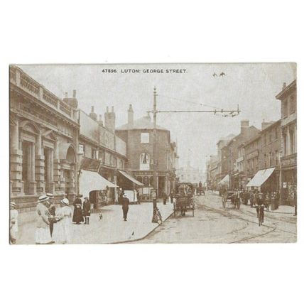 Luton, George Street, Bedfordshire, Postcard.