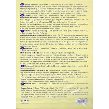 Donna's 3D. Cardmaking Kit. Cardmaking Crafts Decoupage Craft Kits