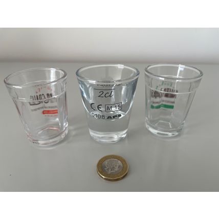 TEQUILA SHOT GLASSES X 3 (SIERRA & SANTO GRAU)
