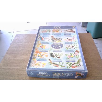 BIRDS OF THE BRITISH ISLES Jigsaw Puzzle (500 Piece) Arrow Puzzles (1985)