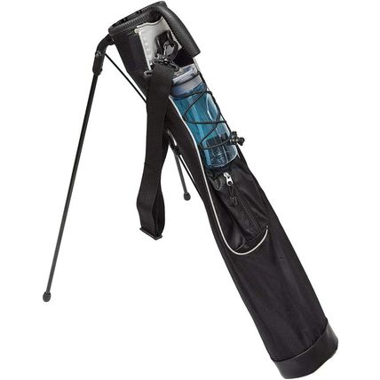 JEF WORLD of GOLF JR1256 Pitch & Putt Sunday Bag with Stand & Handle, Black