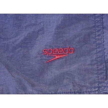(elastic gone) Speedo Blue Mens Swim Shorts L Mesh Insert Swimming Trunks sports