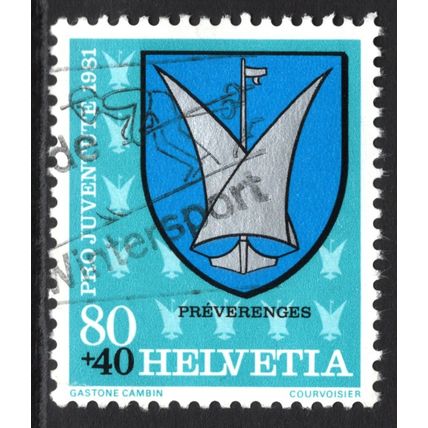SWITZERLAND 1981: PRO JUVENTUTE SEMI-POSTAL - 80c + 40c USED (G21)