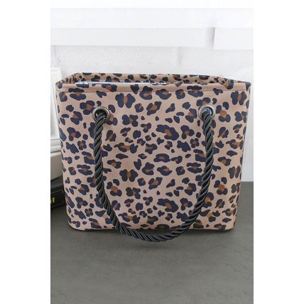 Leopard Waterproof Canvas Toiletry Bag
