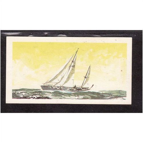 Brooke Bond Tea Card, The Saga of Ships,Gypsy Moth IV. No.49